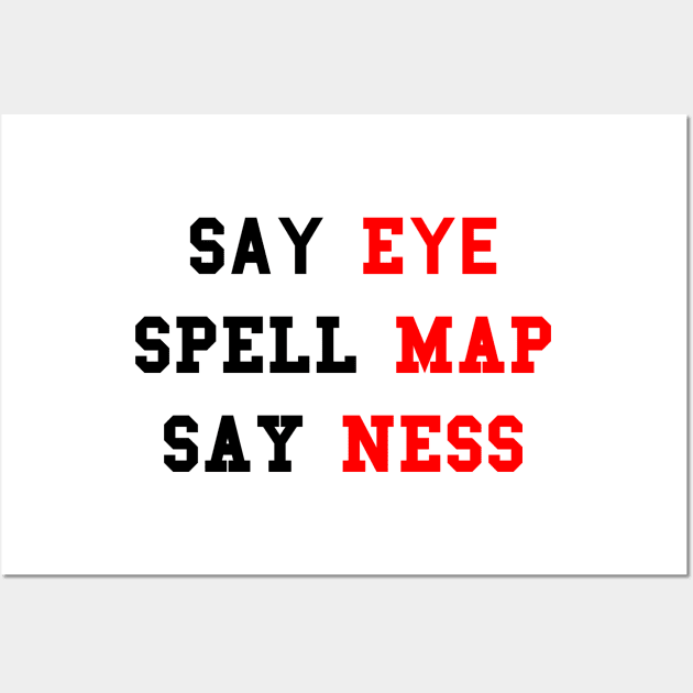 Eye Map Ness Wall Art by Bethany-Bailey